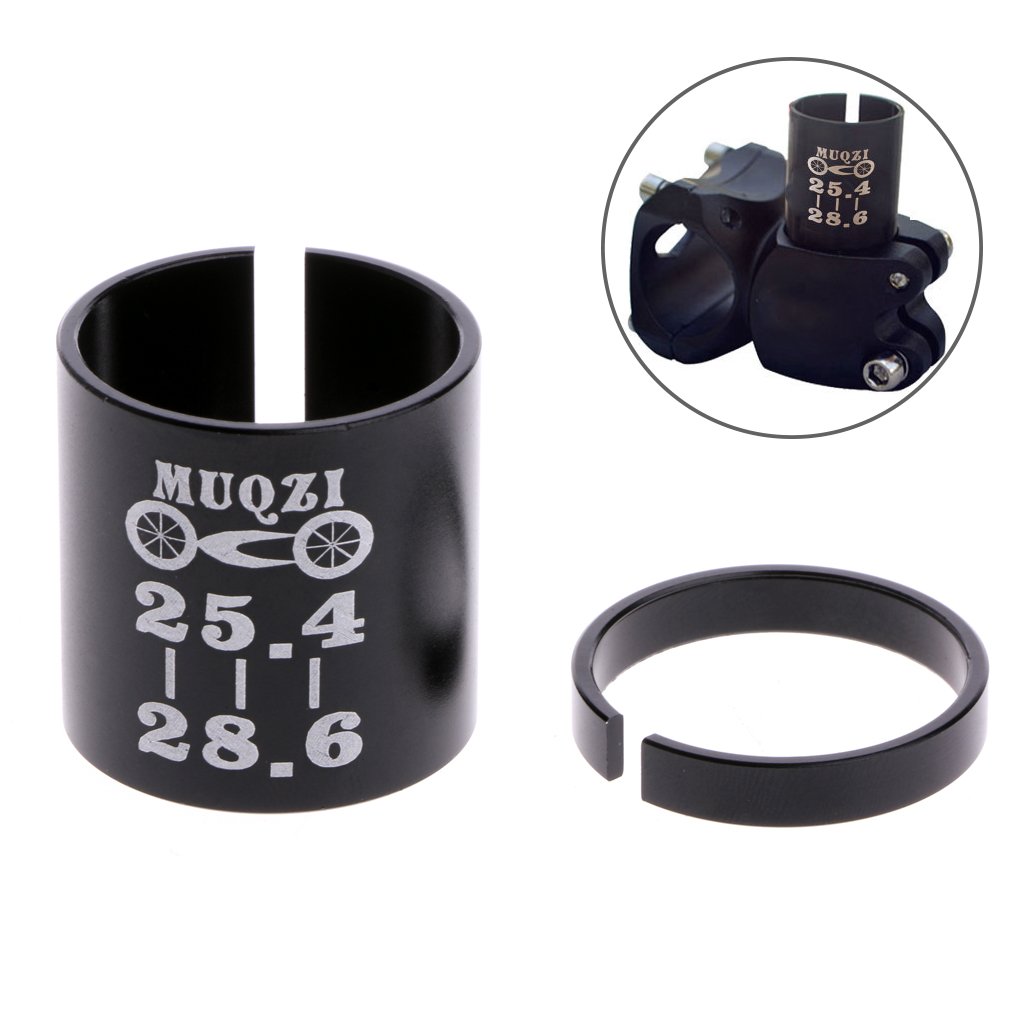 luosh Manubrio Manubrio Adattatore per Spessore Manubrio Bicicletta Anteriore Attacco Manubrio Riduttore di Spessore Anello variabile Set da 25,4 a 28,6 mm