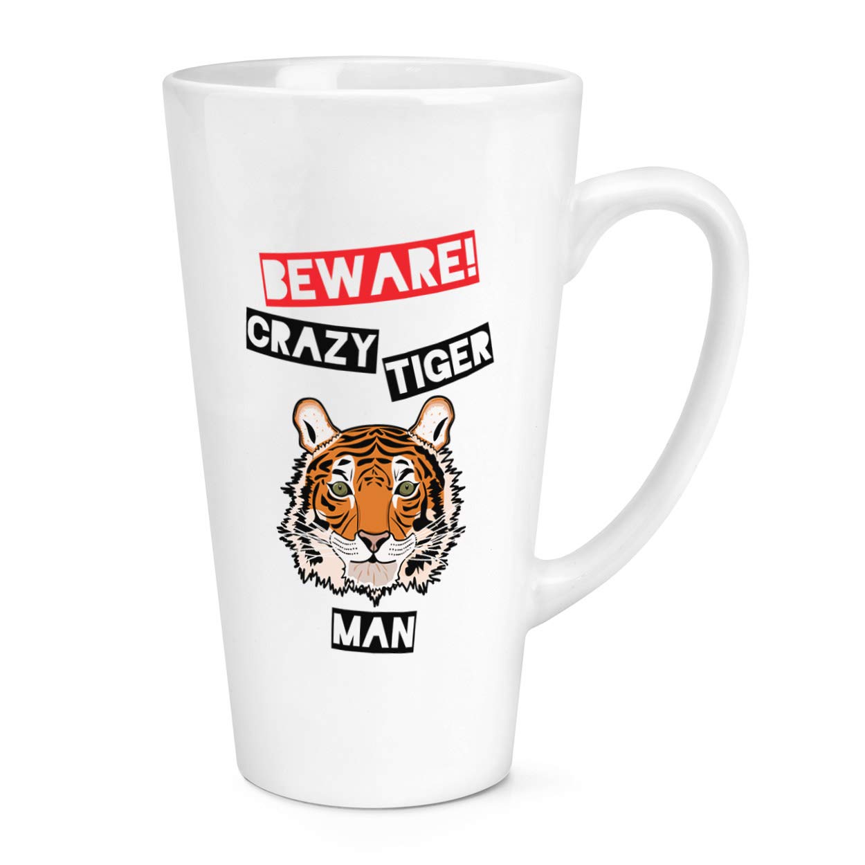Attenzione Uomo Serpente Pazzo Tazza Grande Da 17oz