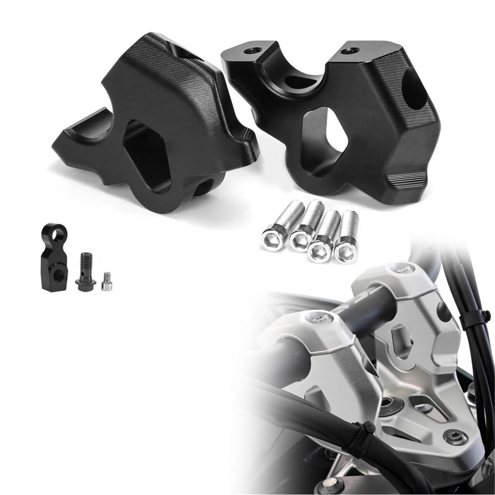 Rehausseur de guidon moto R 1300 GS 2024 pour le confort de conduite en voyage et tout-terrain