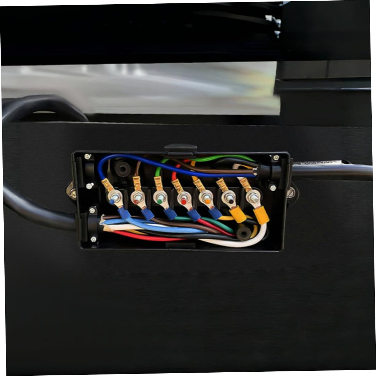 Caja de Conexión de Cables del Remolque 7 Vías Abs Aleación