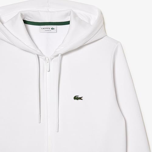 Miniatura 8 de Lacoste Sudadera con capucha de manga larga para hombre, mezcla de colores, cremallera completa