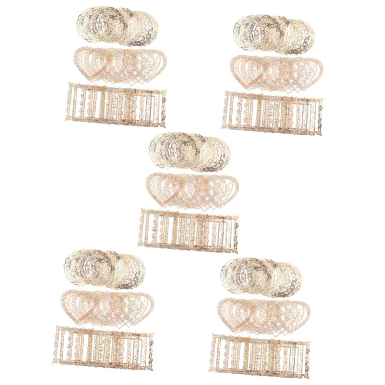 HOMSFOU 5 Series Decorativo Vintage Scrapbooking De Manualidades Varios estilos Álbumes Y Proyectos Diy 30 Piezas X 5