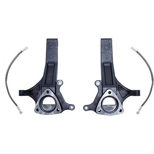 MaxTrac 2009-2014 Dodge RAM 1500 2wd 4.5" Lift Spindles W/Extended Brake Lines