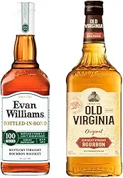 Whisky Kit Old Virgnia Oak Cask Bourbon Americano 700ml Teor 40% + Evan Wiliams Bottled-In-Bond Bourbon Americano 750ml Teor 50%