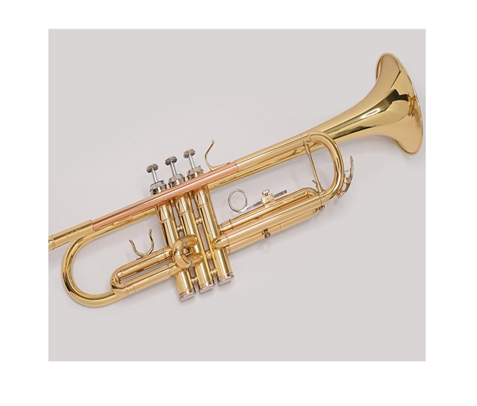trąbka instrument Trąbka w kolorze B-flat złoty lakier to dobry wybór do nauczania domowego dla początkujących orkiestr szkolnych