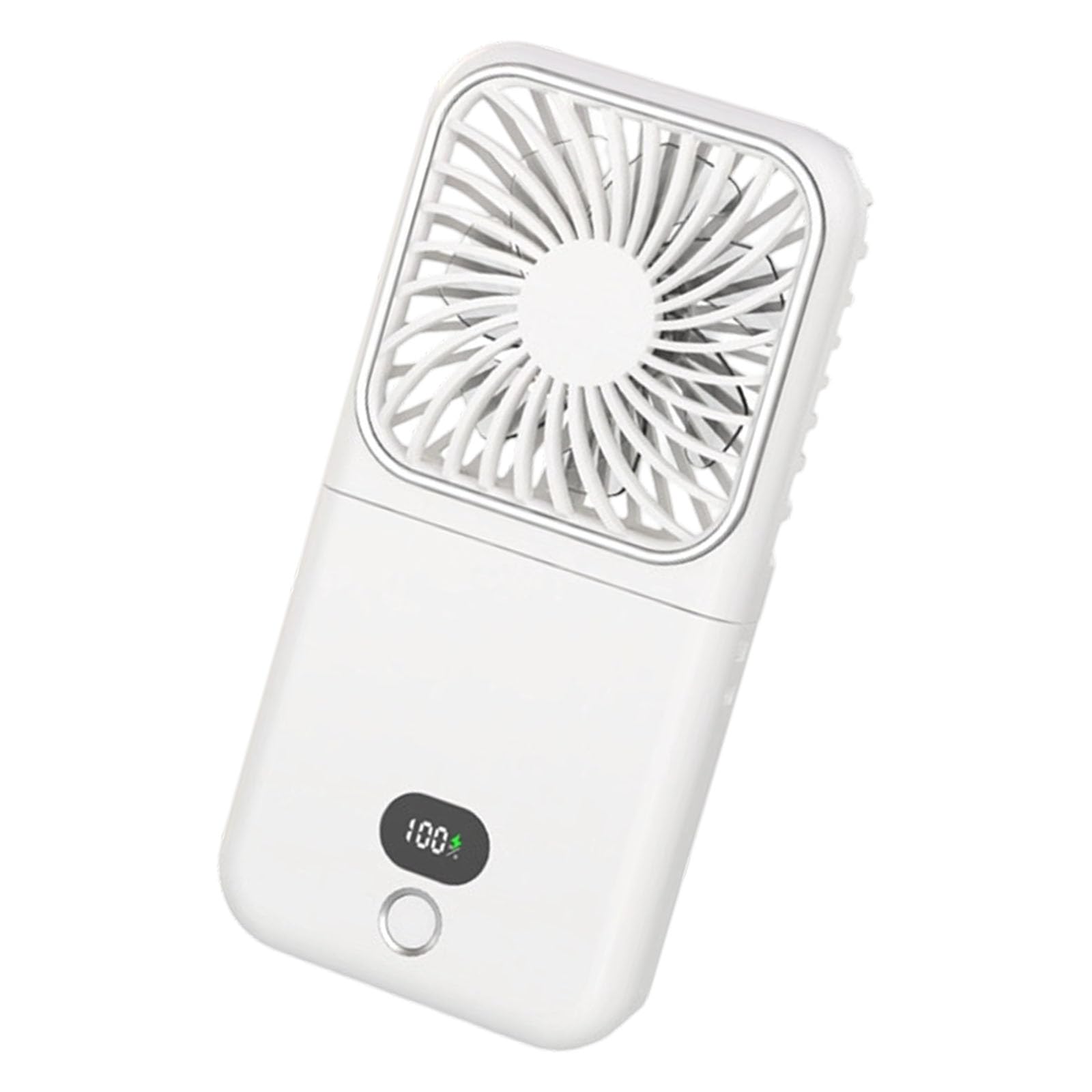 Kelisdi Extremely Lightweight Portable Wind Maker with Built in Sparkling Panel and Flexible Neck for Customizable Draft Direction Foldable Individual Fan