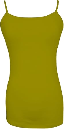 PacificPlex Stretch Cotton Camisole Tank Top Junior Plus Size