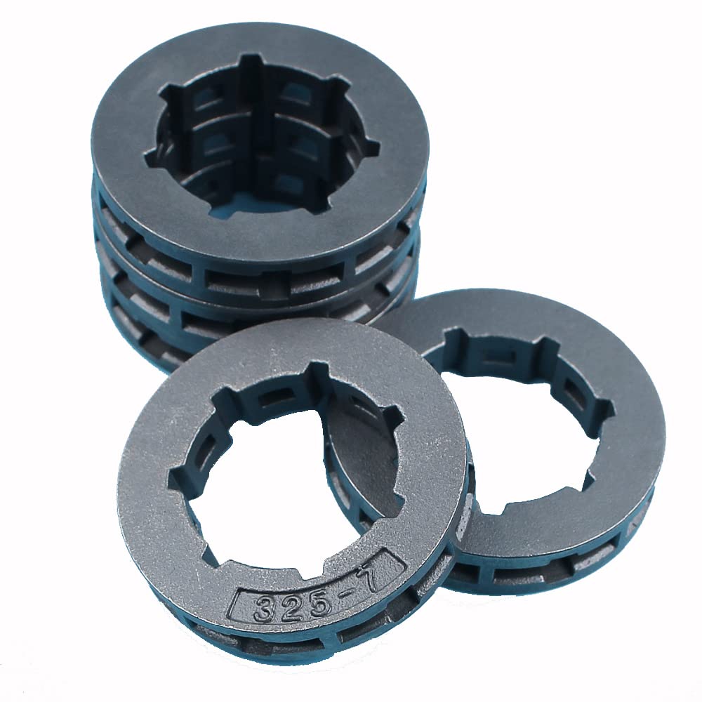 Pignon cannelé tronçonneuse 325 7T bague de chaîne pour modèles 55 340 345 350 455 460