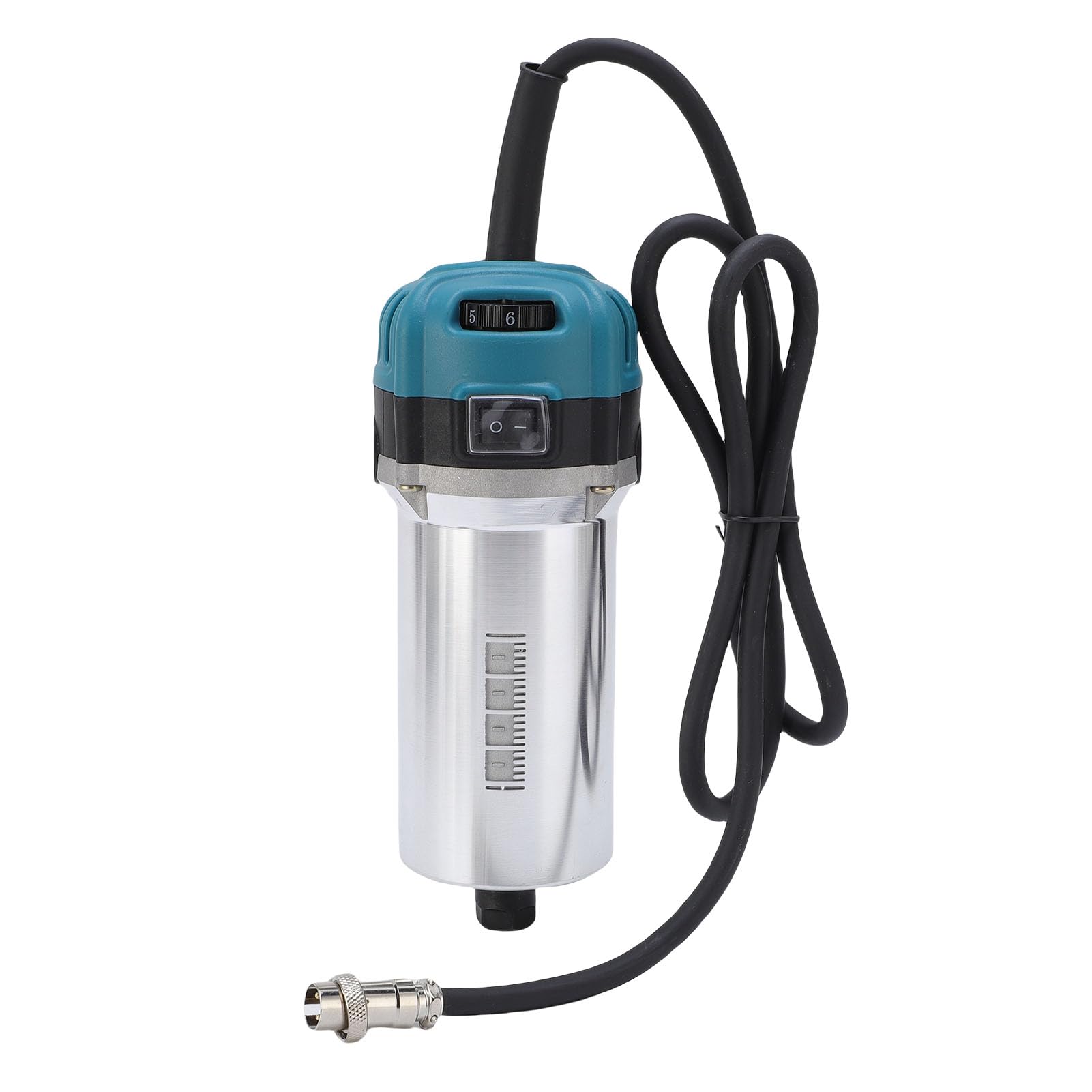 Eujgoov Kit Mandrino Palm Router 800 W 30000 Giri/min a 6 velocità da 1/4 | Taglierina per Legno, Motore Senza Spazzole, ABS e Lega di Alluminio, Utilizzo in Mobili, Compatibile ER11, Taglierine da