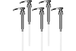 Black Syrup Pump Dispenser for 750ml/25.4 oz Skinny Syrup Bottles