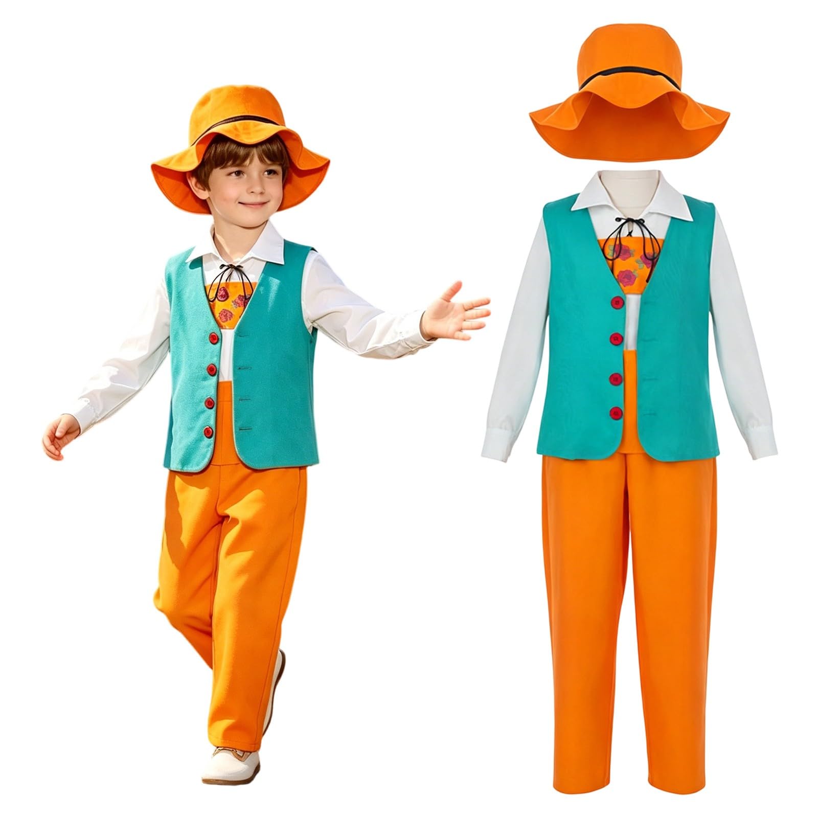 Generico Costume Bavarese Bambino Oktoberfest Bretelle