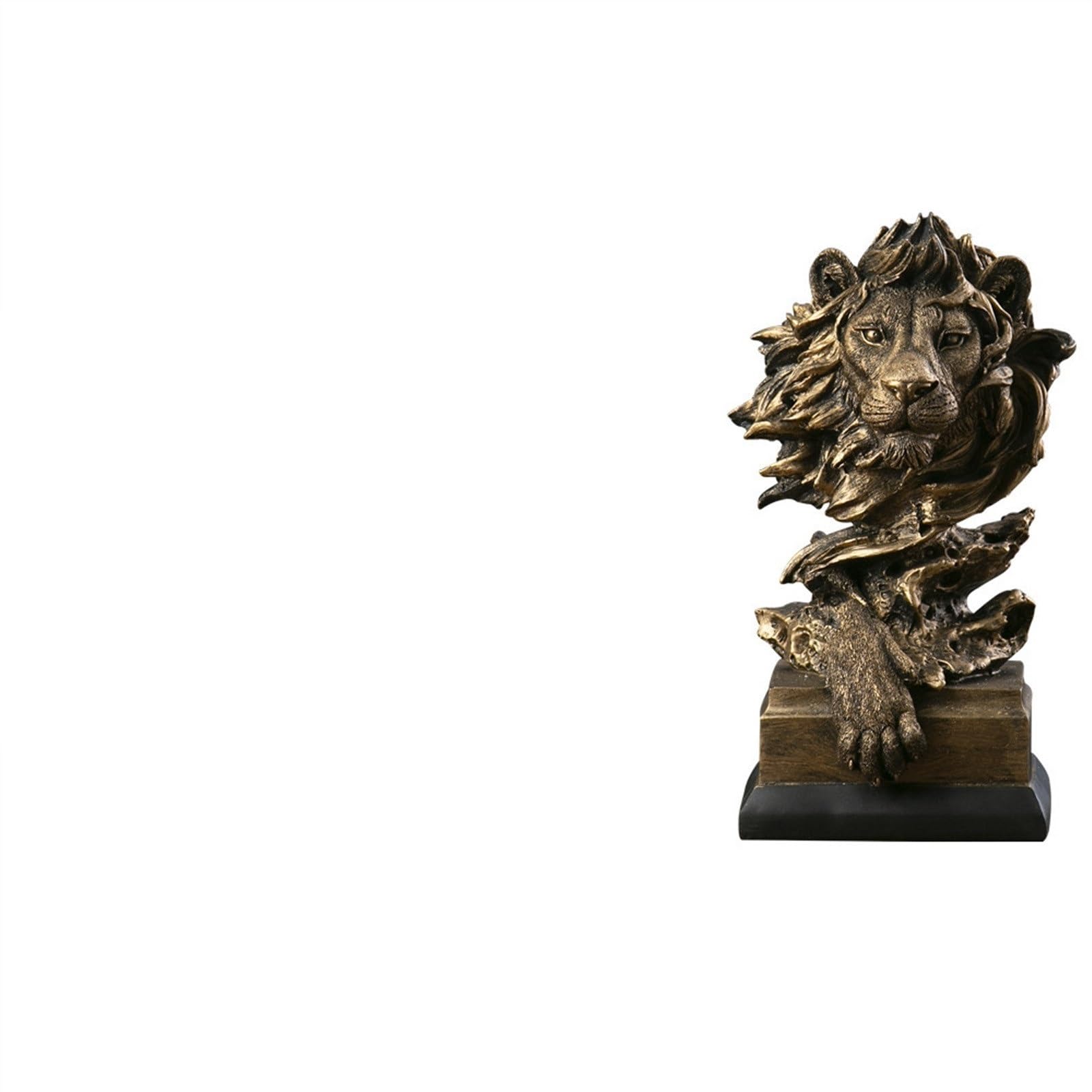 Sculpture Animalière Résine Statue De Léopard Graffiti LOVIVER - Résine Colorée 20x15,5x13 Cm - Décoration Moderne Maison, Bureau, Cadeau
