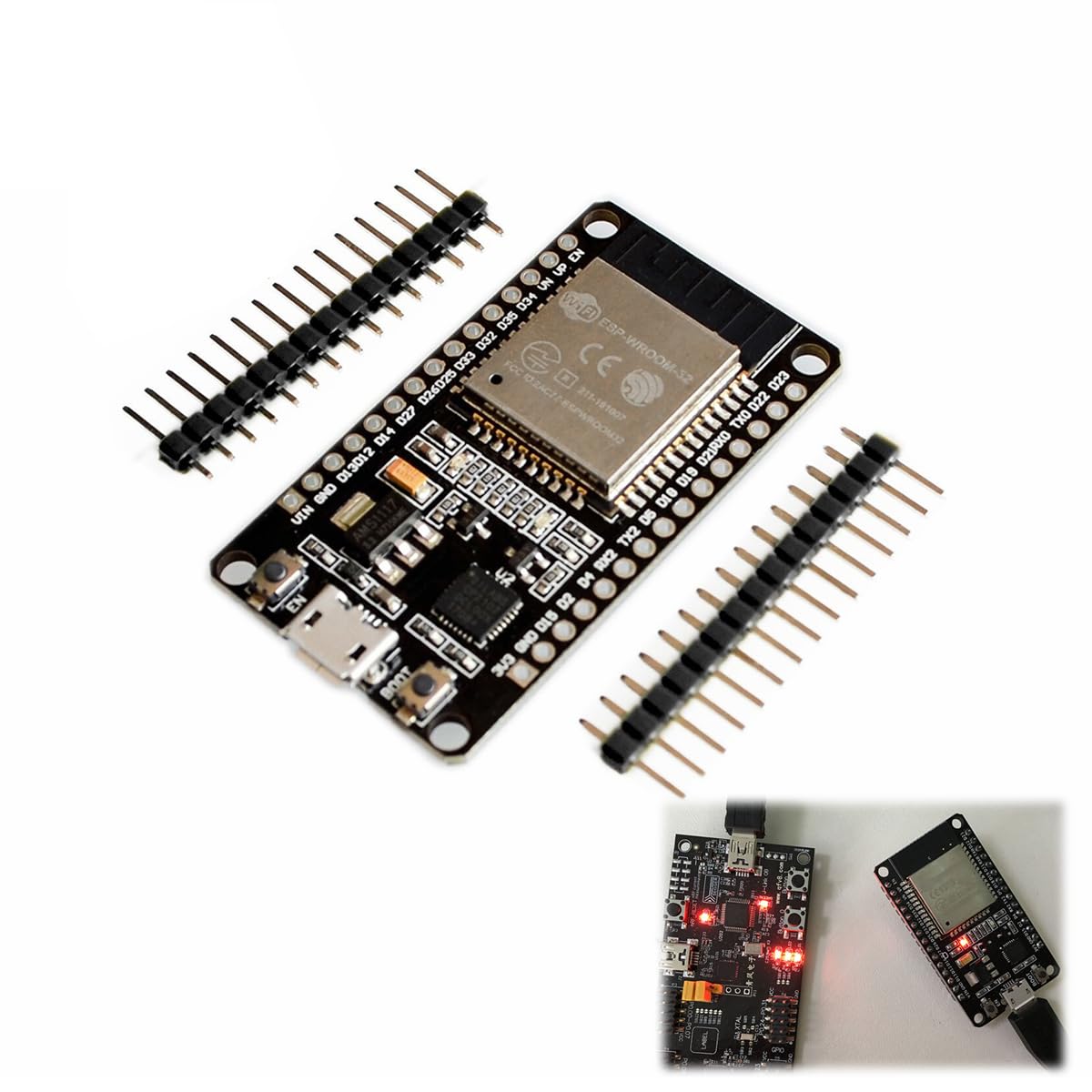 AZDelivery ESP32 ESP-WROOM-32 NodeMCU Modulo WiFi + Bluetooth Dev Kit C