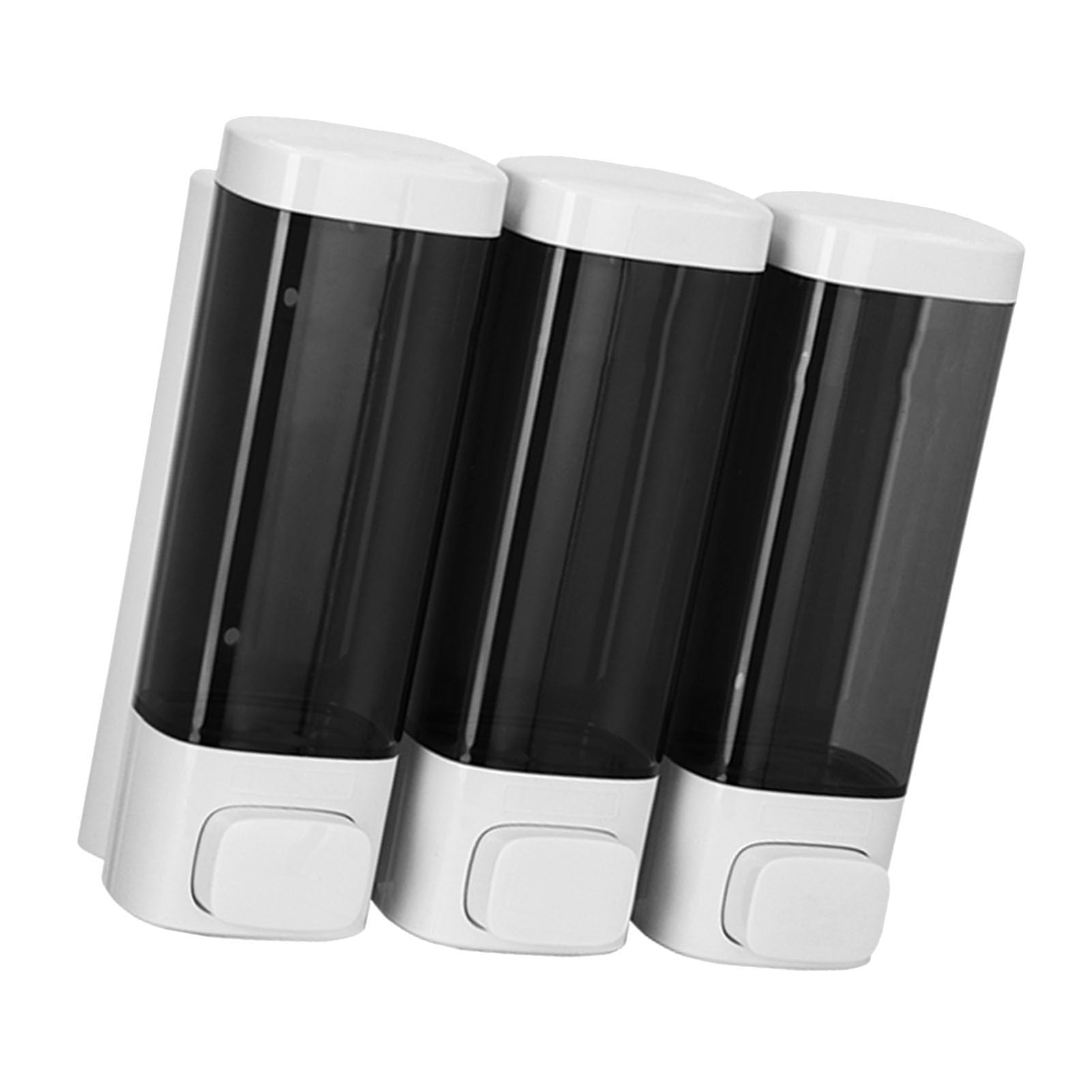 Dispensador de jabón para Ducha, Manual de Montaje en Pared de 3 cámaras a Prueba de Fugas para baño y Cocina