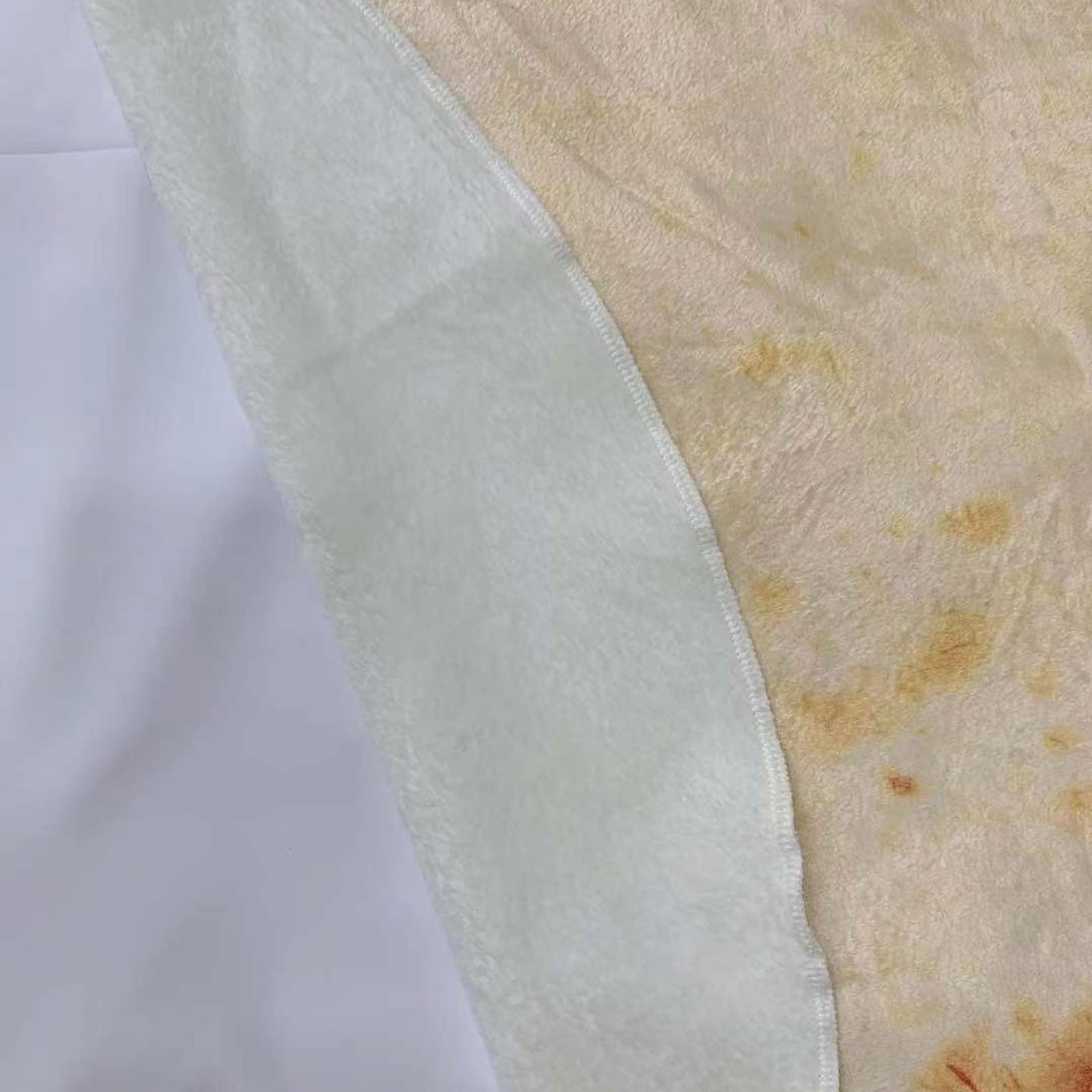 Koc dla noworodka Burrito Swaddle Tortilla Wrap | Z zabawnym wzorem burrito i pasującą czapką, 85 x 85 cm, oddychająca, przyjazna dla skóry, idealna na zdjęcia noworodków