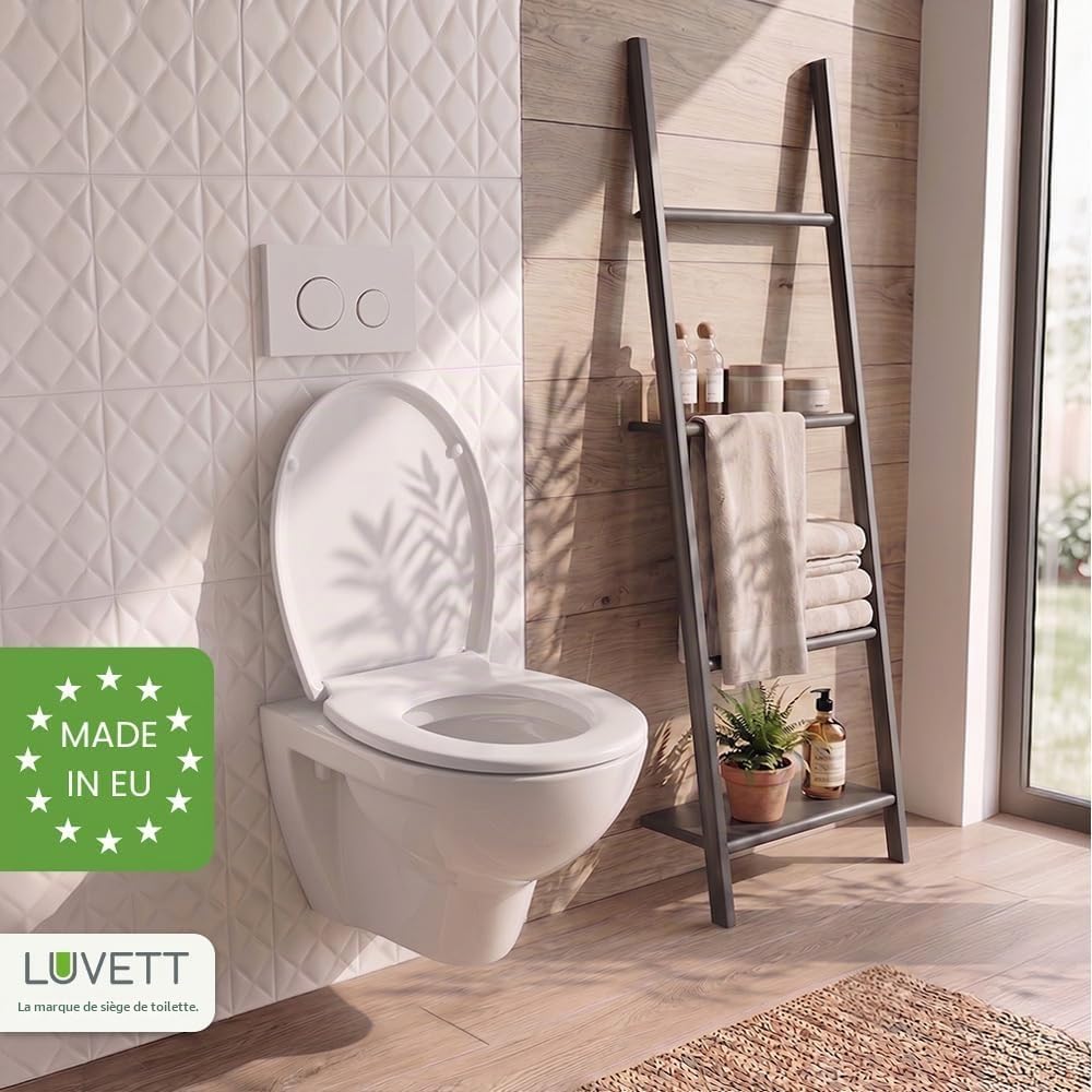 LUVETT C770 Abattant WC ovale Blanc