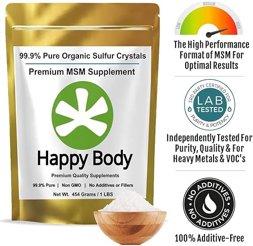 Miniatura 3 de Cristales orgánicos de azufre 99  puros cristales MSM Suplemento MSM premium excelente calidad y absorción Paquete de 1 libra 1