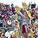 DILIBRA 24Pcs Metallic Cheerleading Pom Poms, Cheerleaders Cheer Pom Poms Cheering Squad Hand Flower for Adults Team Spirit Sports Game Dancing Party Celebration