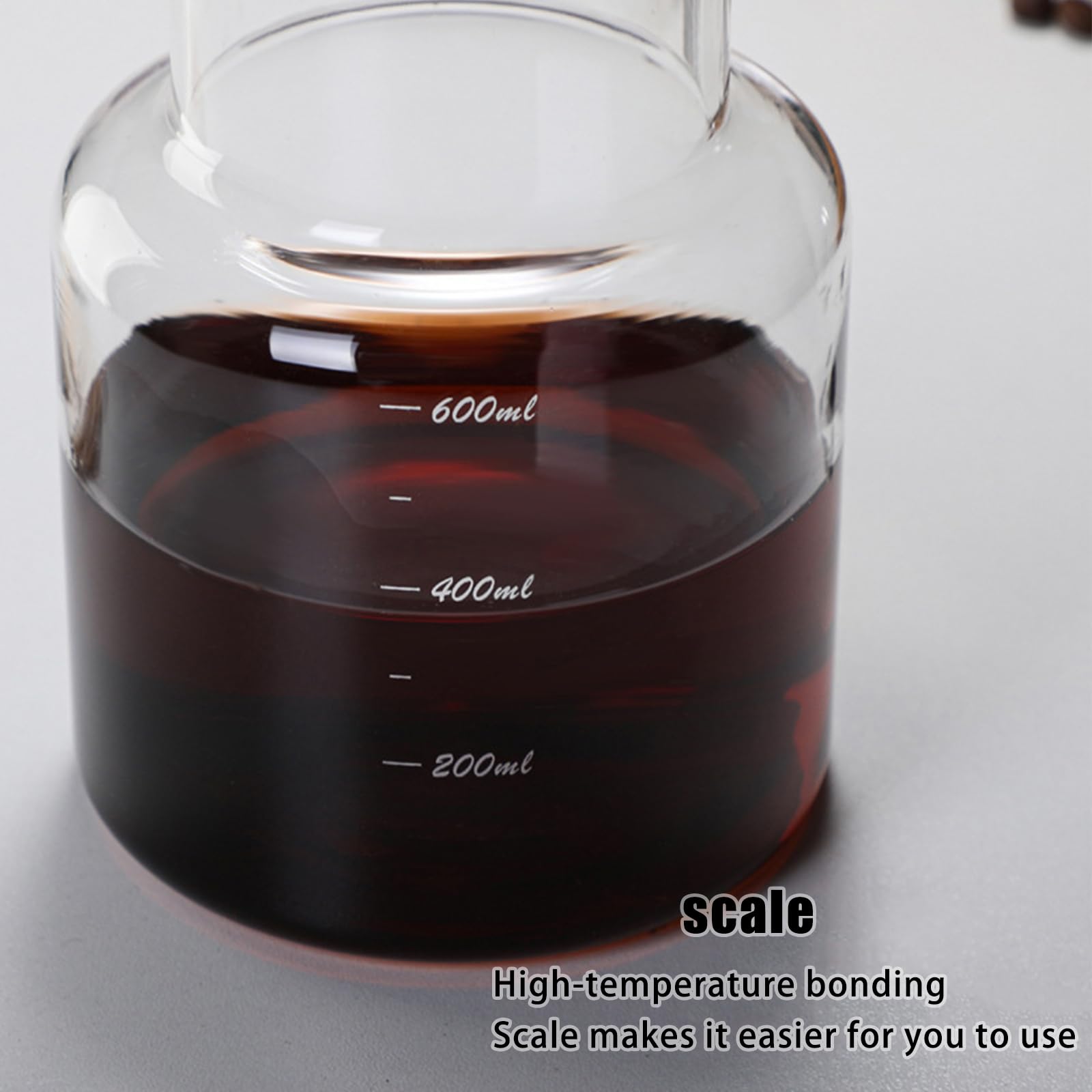 Cold Brew Drip Tower, Brew Macchina da caffè Cold Drip Coffee per Uso Domestico Flusso d'Acqua Regolabile Trasparenti Supporto in Gocciolatore Regolabile per la Casa(Color:B)
