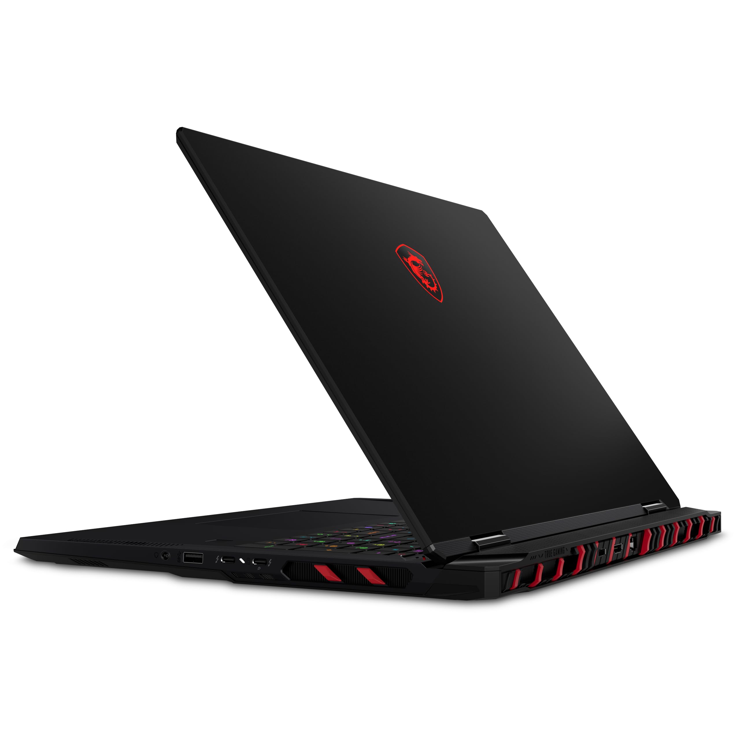 MSI Raider 18 HX A14VHG-262IT, Notebook Gaming, 18" 4K Mini-LED 120Hz, Intel i9-14900HX, Nvidia RTX 4080 12GB GDDR6, 32GB DDR5 5600MHz, 1TB SSDPCIe4, WiFi 7, Win 11 Pro [Layout e Garanzia ITA] Black