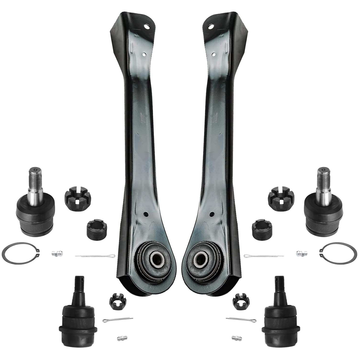 Detroit Axle - 6pc Front End Control Arms Kit for Jeep Grand Cherokee