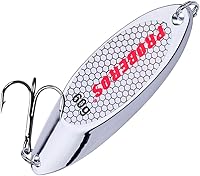 Vista 20 de PROBEROS Cucharas de pesca señuelos cebos para lubina, aparejos de cebo de jigging con ganchos agudos, cuchara de metal duro, señuelo de pesca