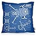 Produktbild VOID Future Comet Kissenbezug Kissenhülle Outdoor Indoor Captain, Kissen Größe:50 x 50 cm