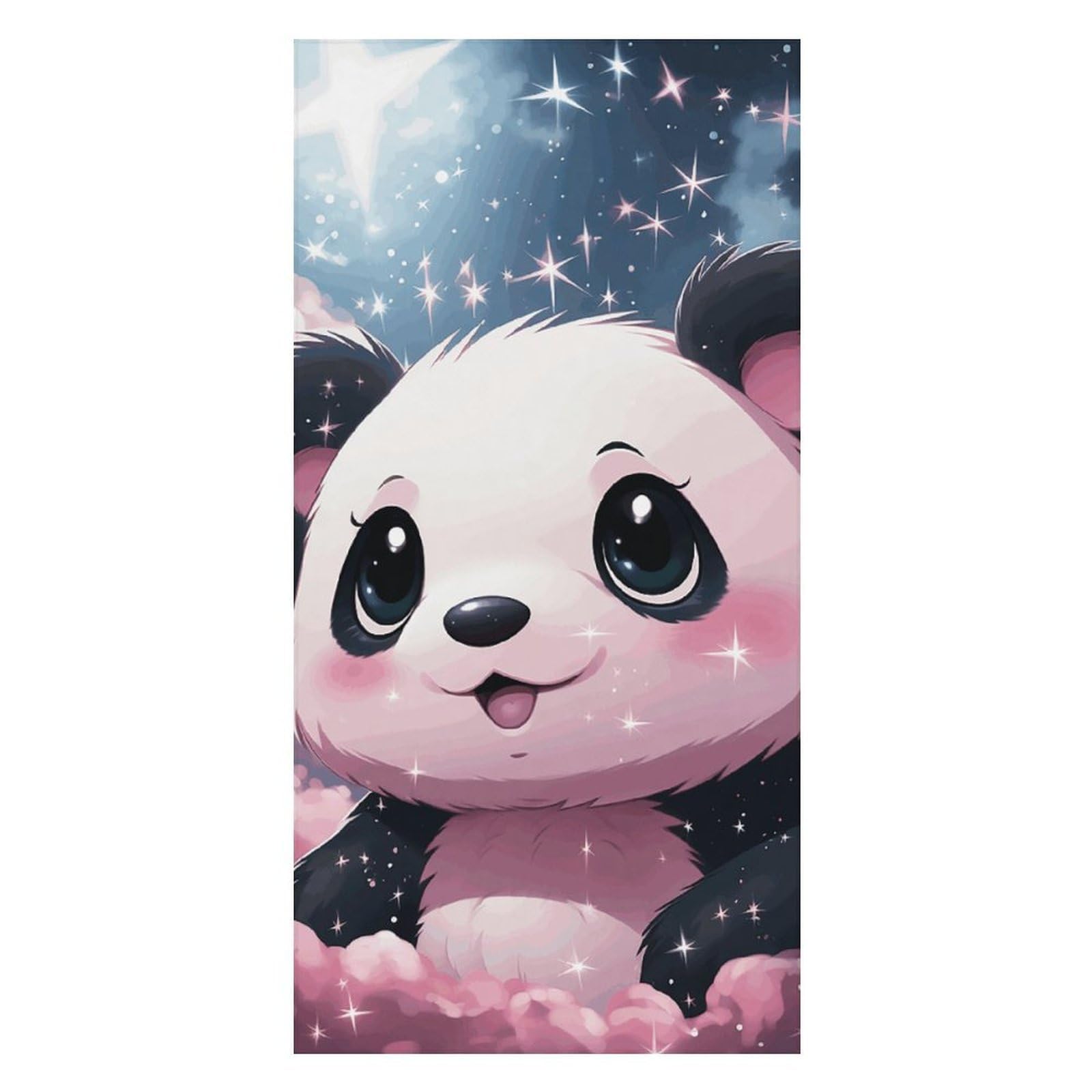 QMKFWT Panda Beach Towels Extra Large, Quick Dry Absorbent Multipurpose, Oversized Beach Towel, Sand Free Foldable Lightweight, Travel Towel, for Beach Pool Camping Travel Vacation, 63x31.5 in