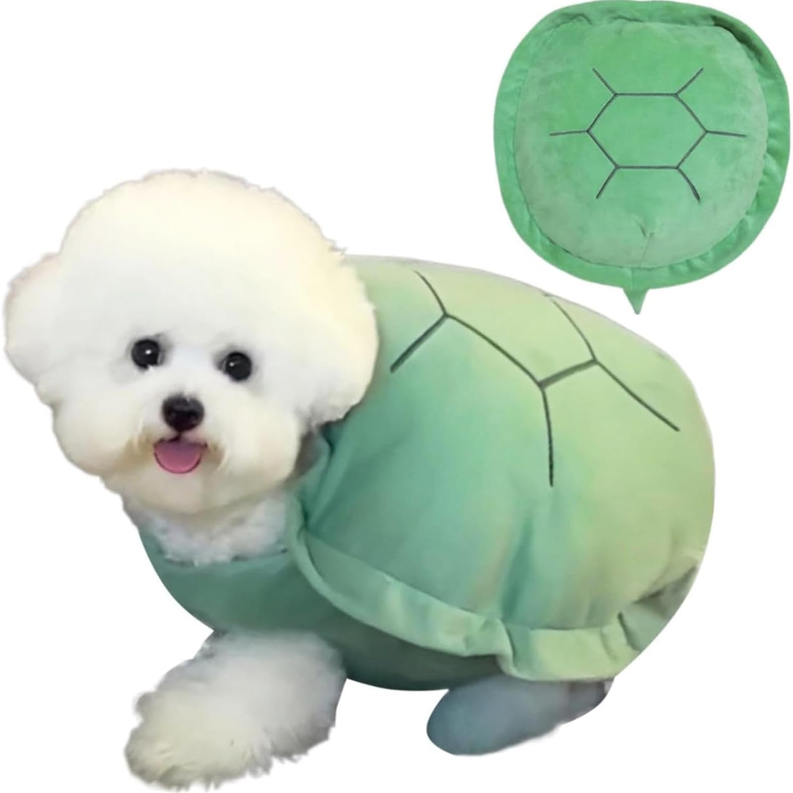 Amazon | 犬服 ペット服 亀に変身 子猫から大型犬まで カメの甲羅