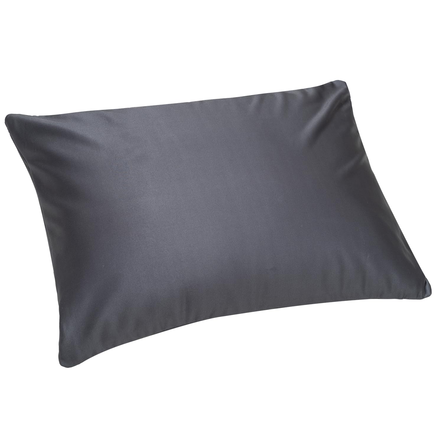 Microbead Throw Pillow Bedding Neck Pillows with Removable Cover, 16" x 12" Bed and Couch Decorative Pillow for Home Sofa Bedroom Fun Colors Support. Silky, Comfortable (BlackBerry Color)