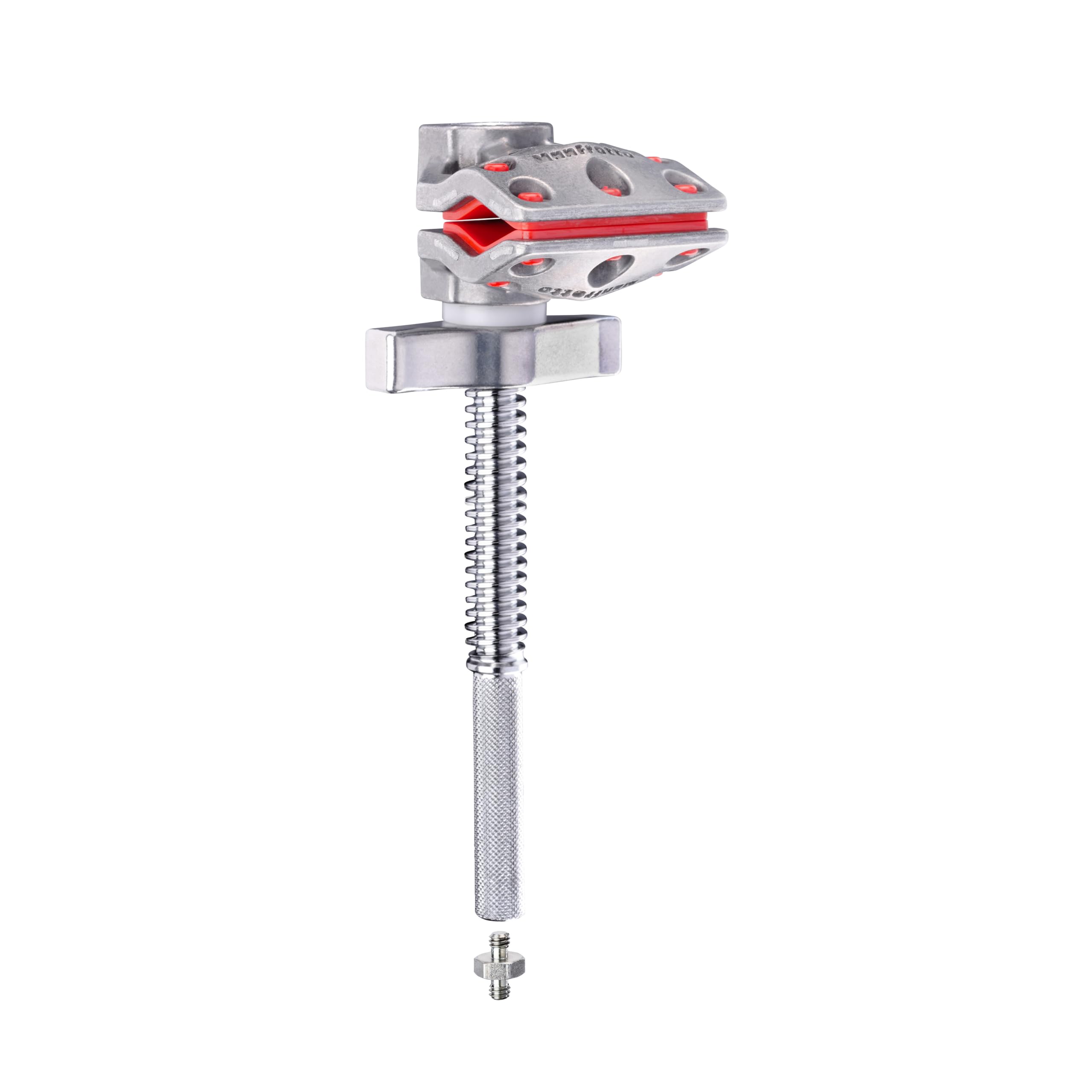 Manfrotto Abrazadera para tornillo de banco, 5 cm, color gris