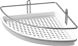 Porta Shampoo de Canto, Branco, Stolf