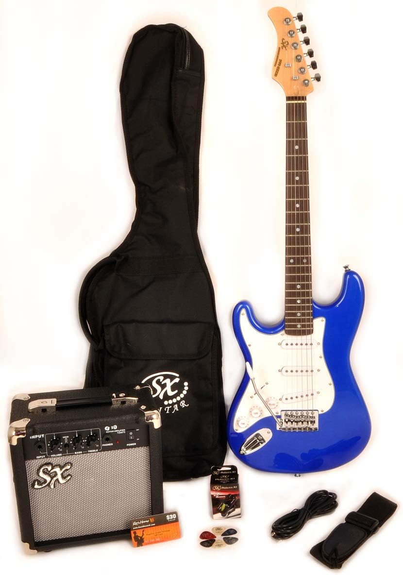 Amazon SX RST 3/4 EB LH レフトハンドモデル レフティ 左利き Short Scale Electric Blue