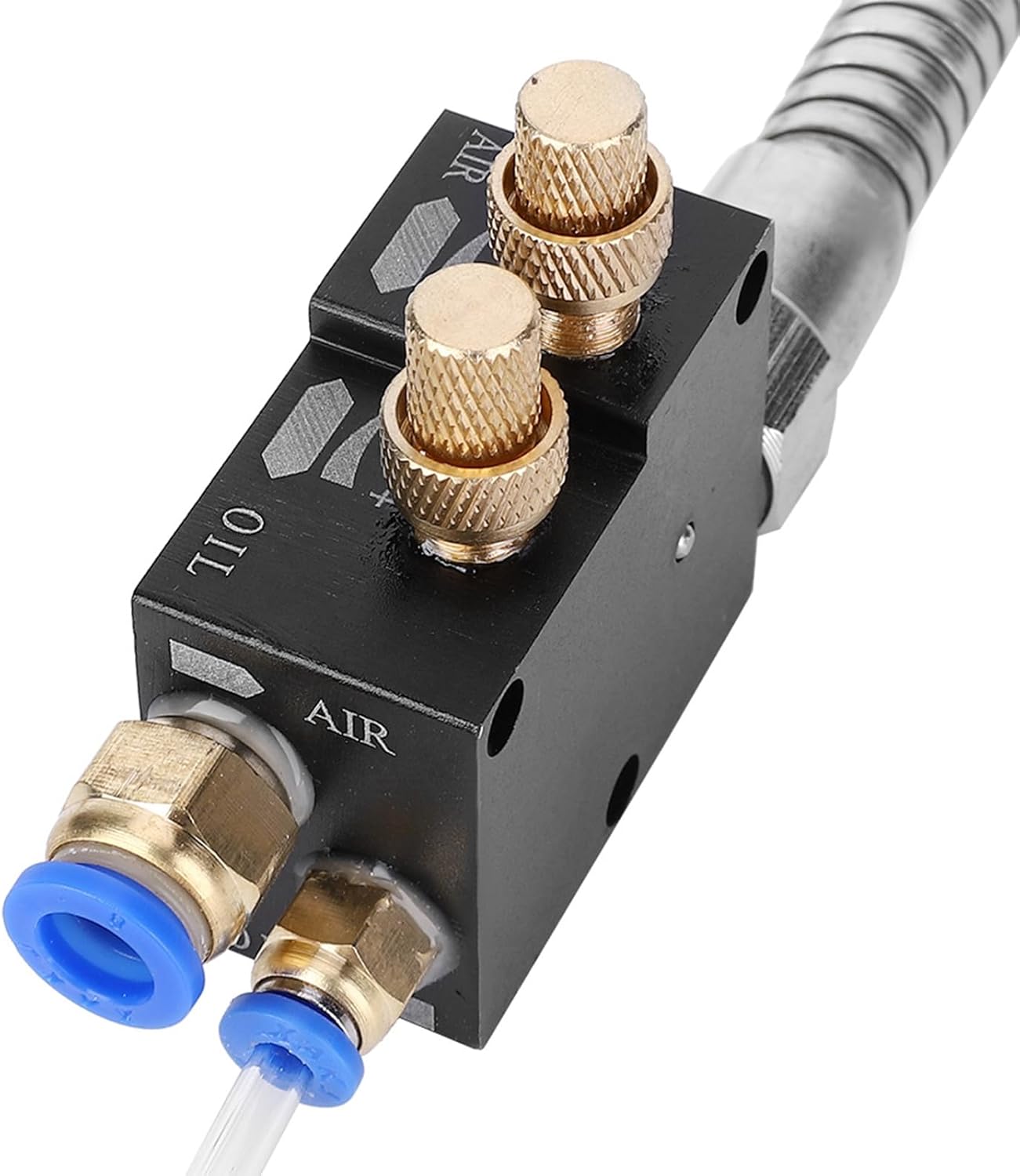 Cutting Cooling Spray Pump with Flexible Pipe, Adjustable Spray Cooling System, Easy Clean Mist Coolant Lubrication Spray System for Drilling Machine and Milling Machine