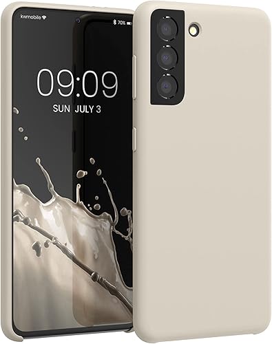 Miniatura 61 de kwmobile Funda Compatible con Samsung Galaxy S22 - Funda de teléfono de silicona TPU con acabado suave - Rojo Ruibarbo Piedra antigua,Azul