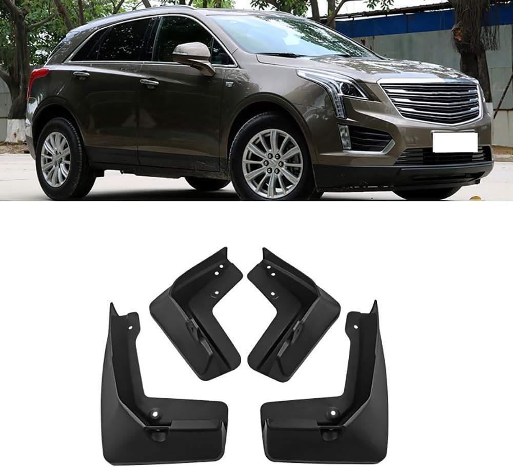 RESKIU 4PCS Mud Flaps for Cadillac XT5 2017-2020, Splashproof No Drill Easy Install Front Rear Wheel Protection Fender Mudflaps All-Weather Splash Guards