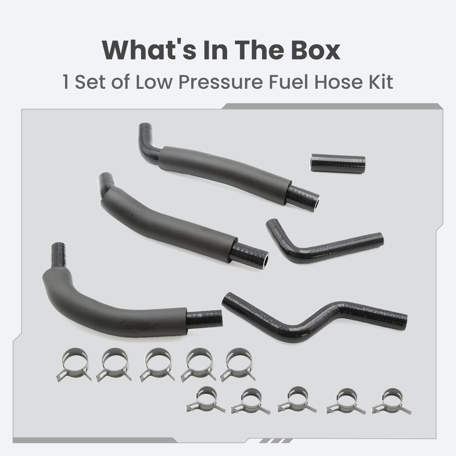 ASTROSYNC Low Pressure Fuel Hose Line Kit Fit For LB7 DURAMAX 2500 3500HD Diesel Pickup 6.6L 2001 2002 2003 2004 Replace 97216067 97216063 97230321 97216066 97216065 97216064