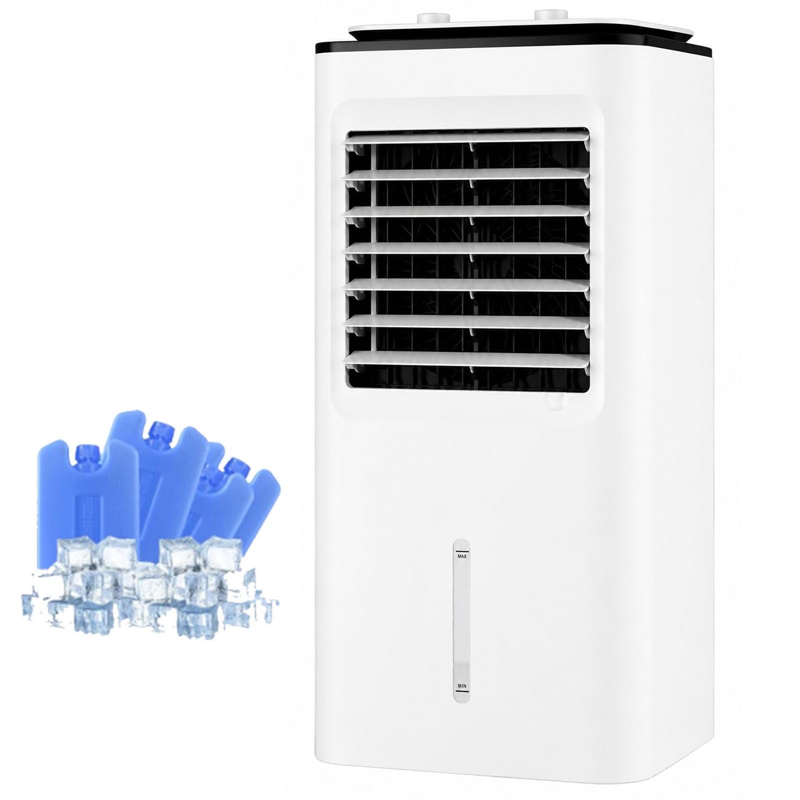 Swamp Cooler Air Conditioner, Evaporative Air Cooler with Dual Tank
