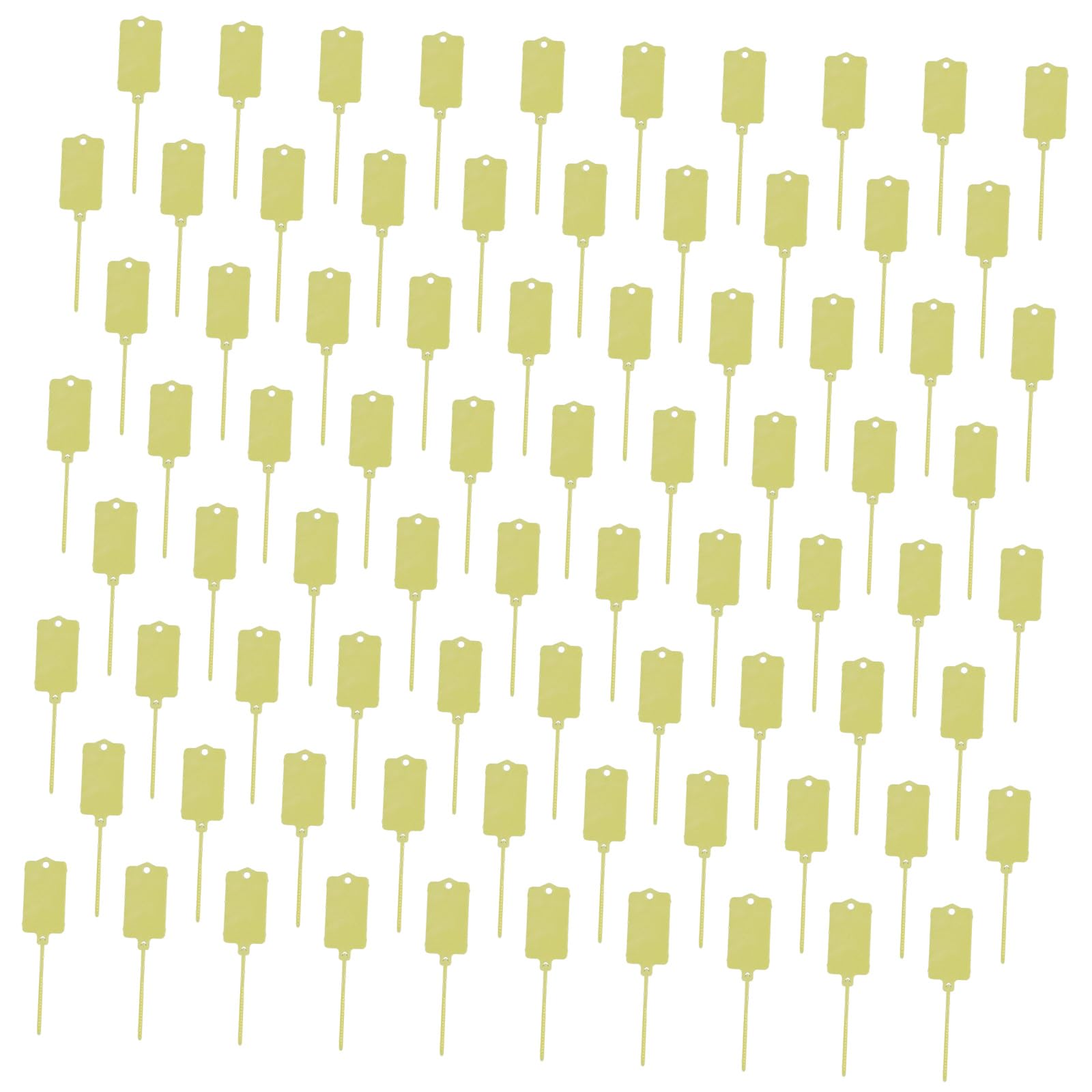 Buxuaaaa Of 80 Ticket Locking Tickets for Logistics Labels Warehouse Organization and Plant Identification Hanging Ticket