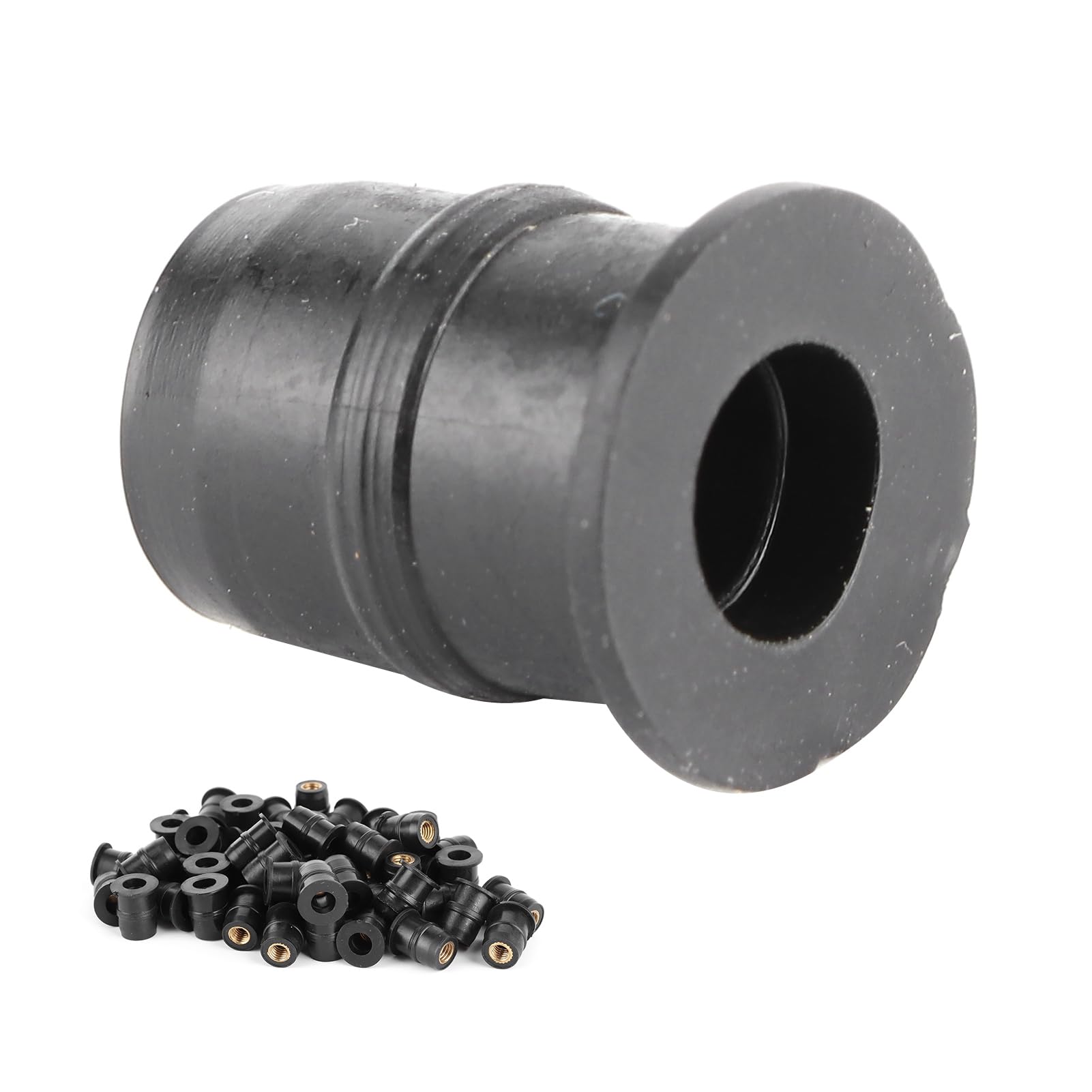 Las Tuercas de Goma M5, Tuercas de Fijación de Parabrisas, Tuercas de Goma Universales con Tuerca de Latón Cautiva, ATV de Motocicleta Métrica de 5 Mm, Crea Sellado Impermeable,