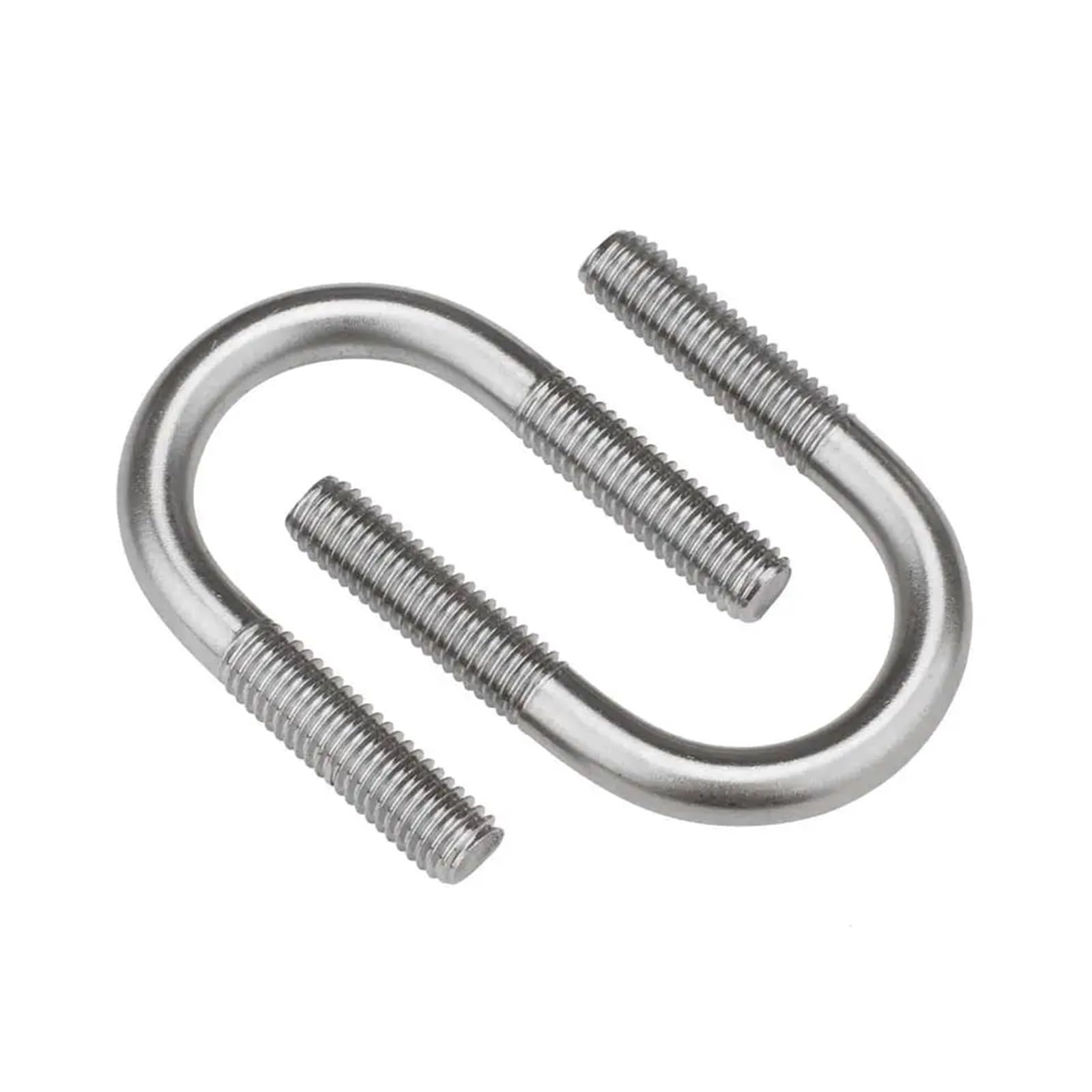 Abrazaderas en U para tornillos de fijación de tornillo para M6 M8, acero inoxidable 304, solución de fijación duradera y fiable