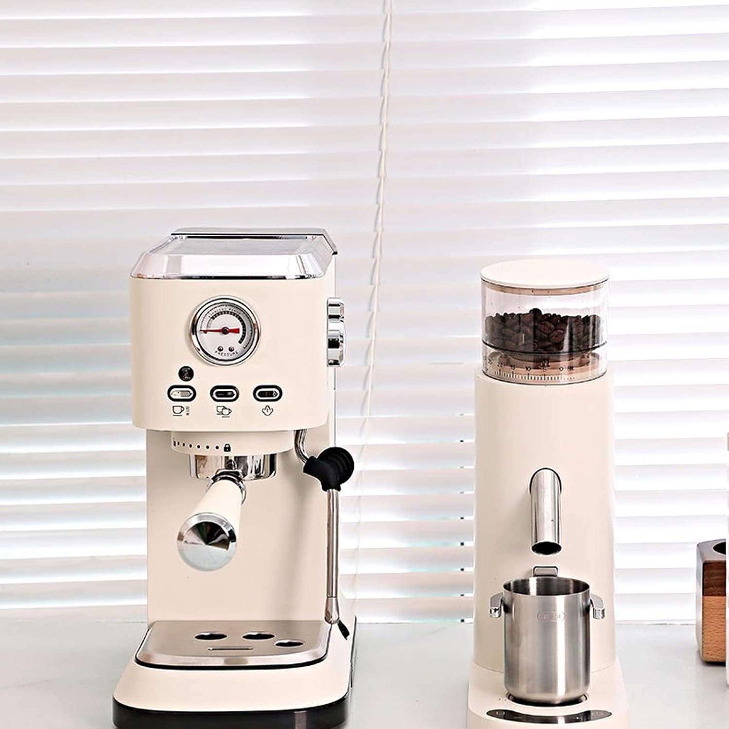 Electric Bean Grinder with Multiple Settings Rechargeable Espresso Grinders for Customizable Grind Size Single Dose Burr Coffee Grinders