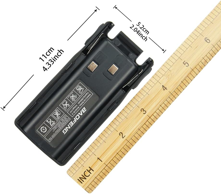Vineyuan 7.4V 2800mAh BL-8 Li-ion Replacement Battery for BF-UV82 UV-8D UV-89 UV-82HP UV-82HX Two Way Radios Battery : Electronics