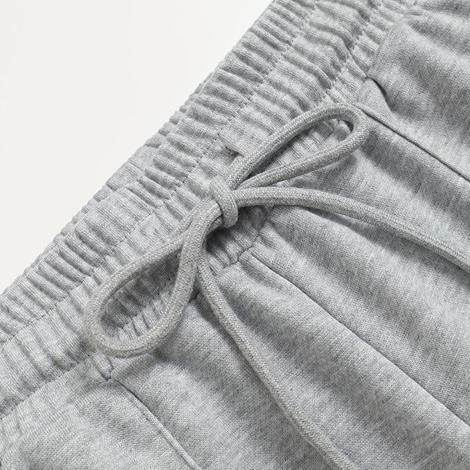 Women's Drawstring Waist Straight Wide Leg Sweatpants Casual Jogger Soft Pants with Pockets - Image 6