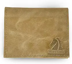 Carteira Couro Cowboy Masculina Country Agro Slim Rústica Original Paint Horse