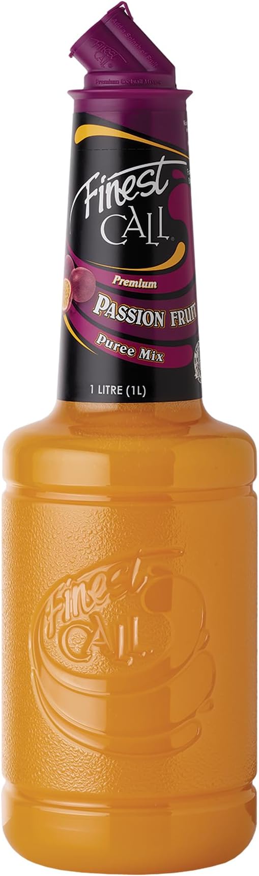 Finest Call Passion Fruit Puree | 1 Litre Bottle | Real Fruit | Cocktail Ingredient | Easy Pour | Bar Essential | Premium Ingredients | Cocktails, Drinks, Desserts