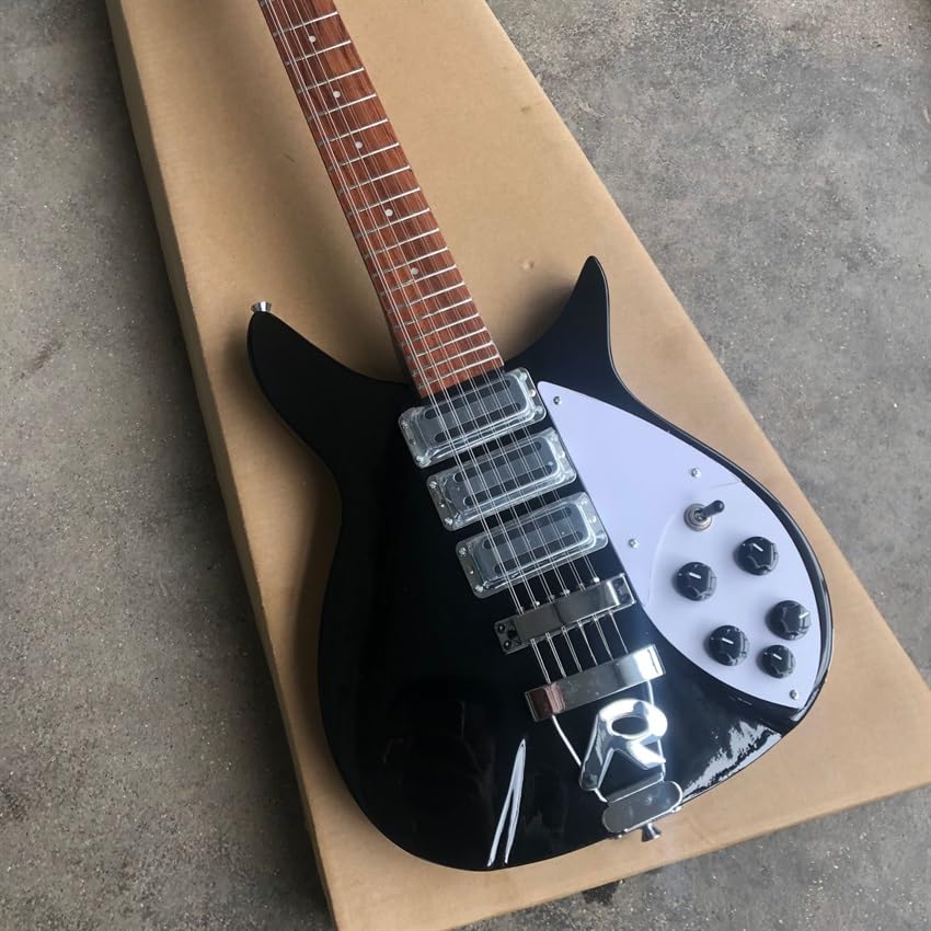 Guitarra eléctrica Custom 325 en color negro con 12 cuerdas: perfecta for músicos profesionales y entusiastas que buscan un sonido alto