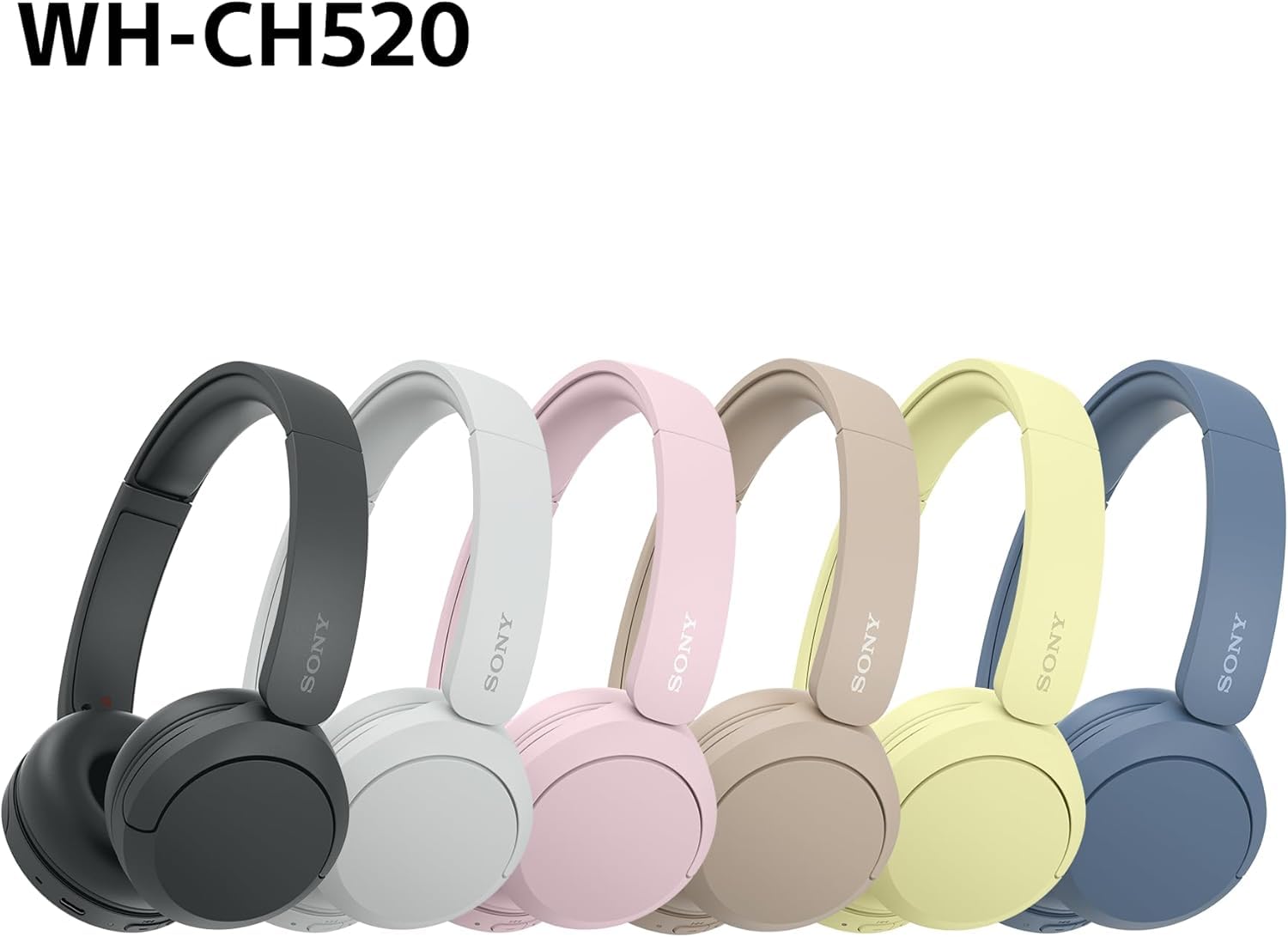 Sony WHCH520L.CE7 Słuchawki, Niebieski