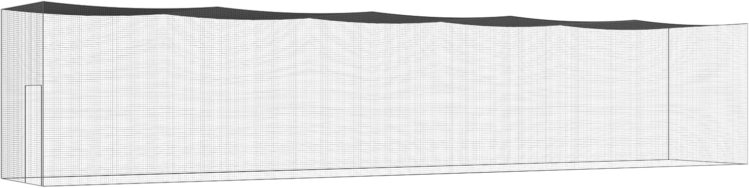 VEVOR Baseball Batting Cage,Professional Softball Baseball Batting Hitting Training Net,Heavy Duty Enclosed PE Practice Portable Pitching Cage Net with Door&Carry Bag,for Backyard,Field,Indoor&Outdoor