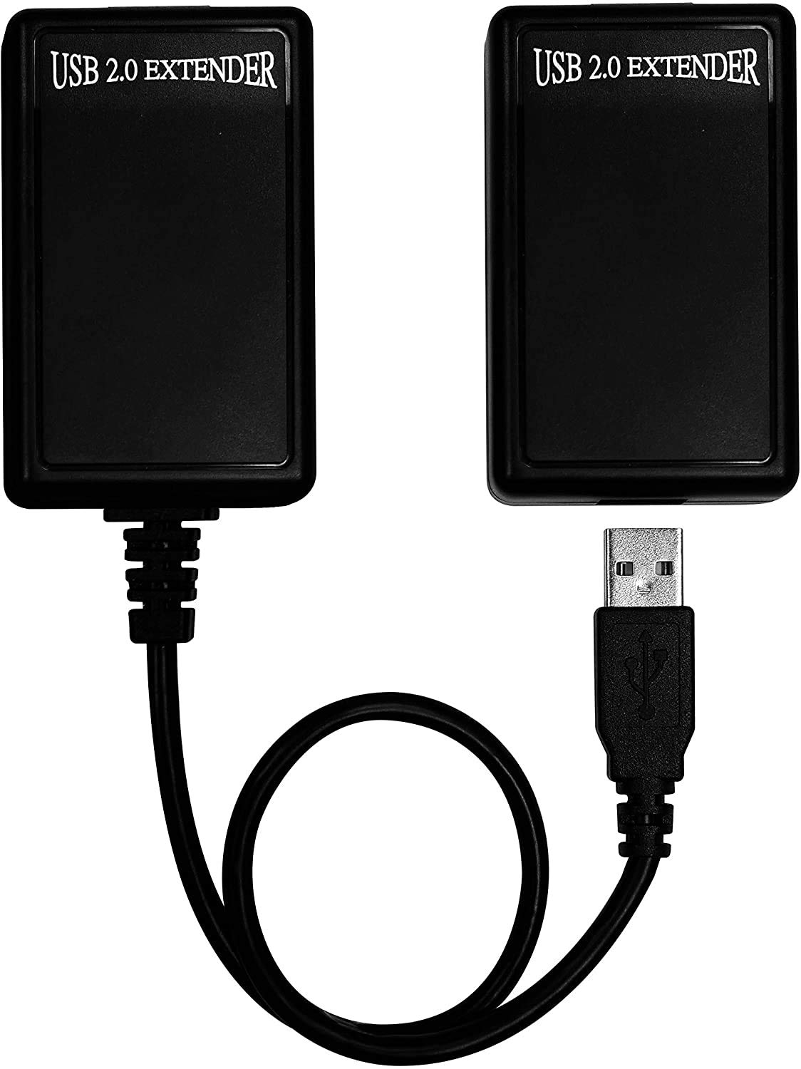 Vigor VAD-2010 USB 2.0 Extender for Cable Length, Operates with PC Platforms and OS, Support Any Speed, Black, Bus-Powered and Self-Powered (DC 5V, 2A), Master Unit and Remote Unit